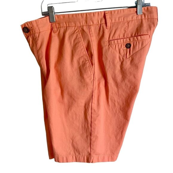 Havana Jim Men's Orange Cotton Shorts Size 34 with 8.5 inseam NEW - Picture 3 of 6